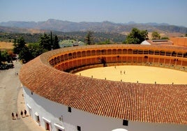 File image of Ronda's historic bullring.